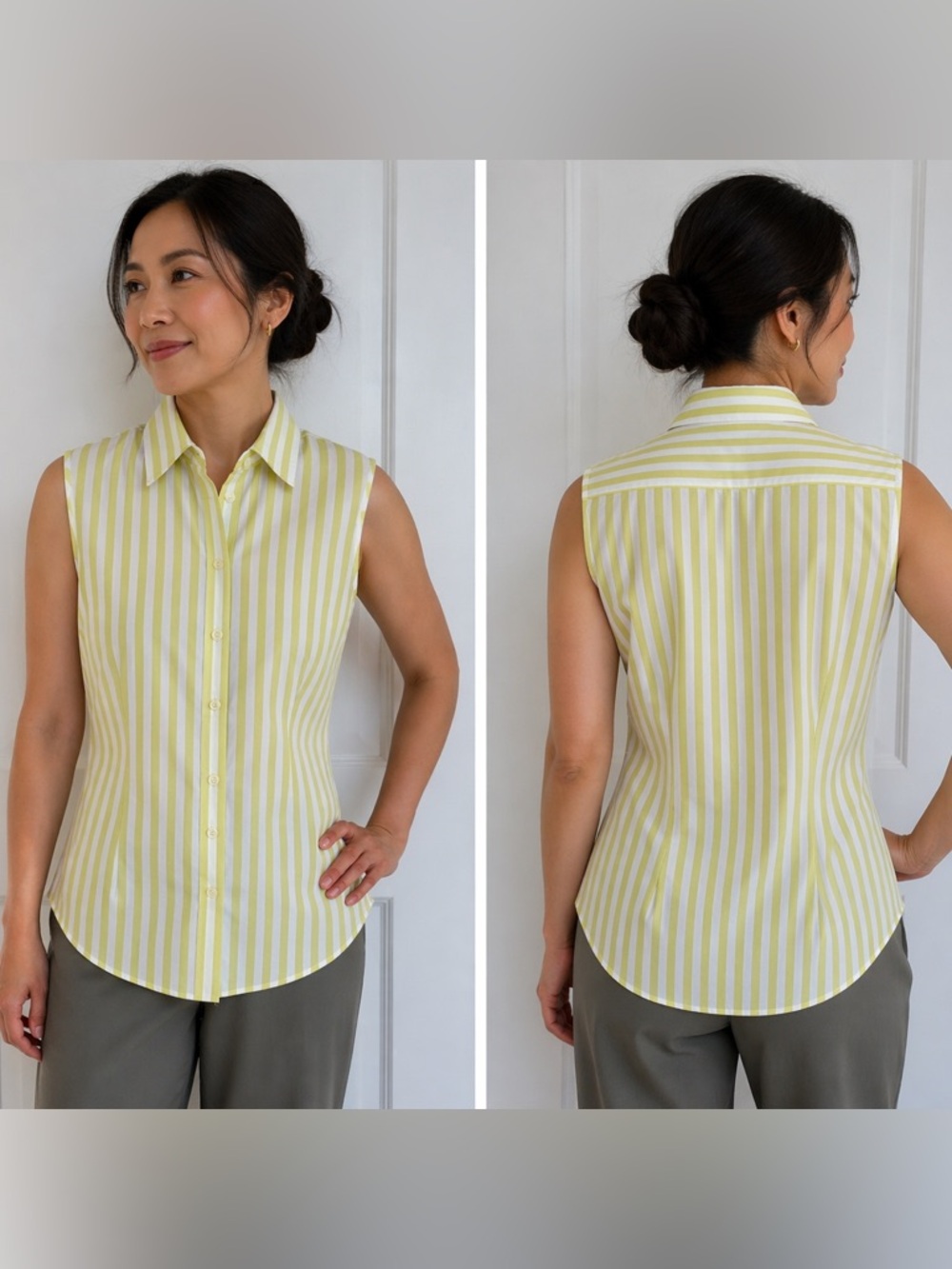 NWOT Banana Republic striped shirt.